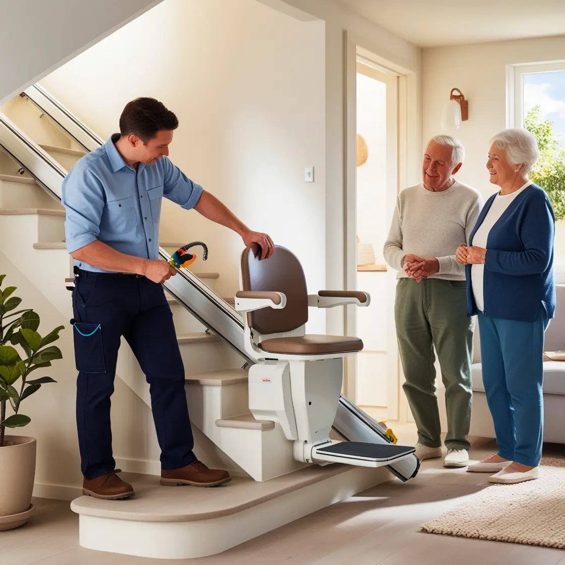 Como Instalar Elevadores de Escadas em Casas de Idosos: Um Guia Passo a Passo.